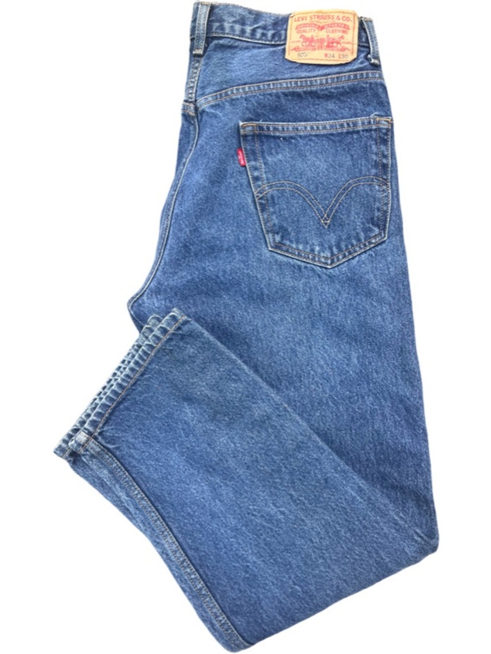 Levi's Men's Blue Denim Jeans - Classic Straight Fit